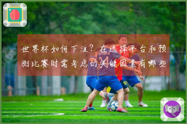 世界杯如何下注？在选择平台和预测比赛时需考虑的关键因素有哪些