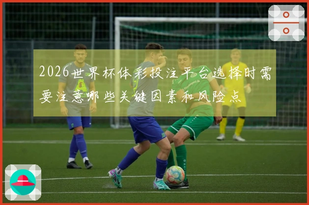 2026世界杯体彩投注平台选择时需要注意哪些关键因素和风险点